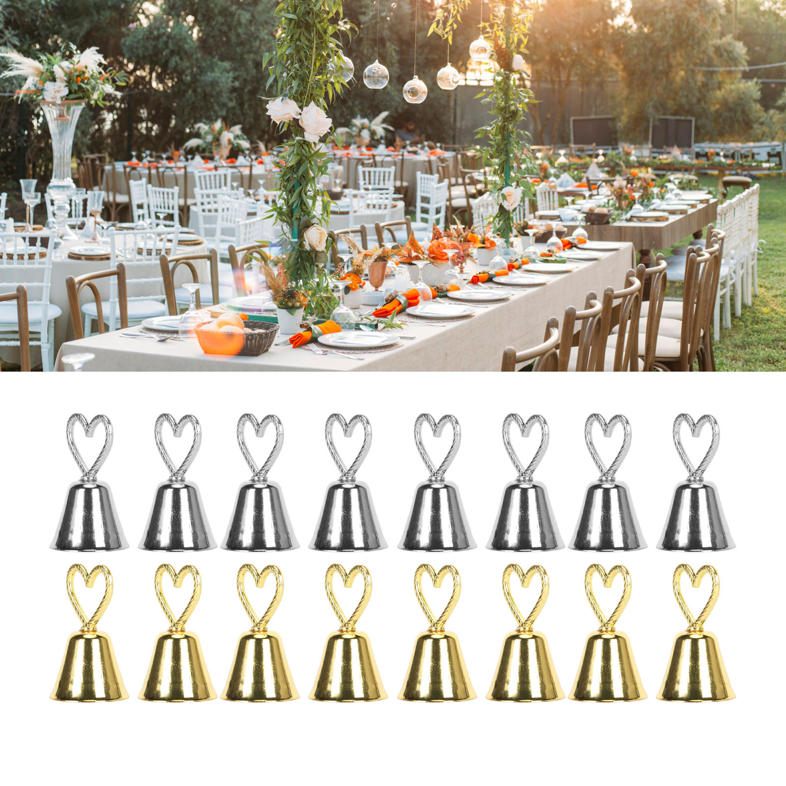 Gold Place Card Holders Hand C - Table Number Gold ulasan dan harga
