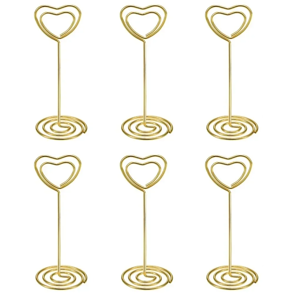 10pcs Heart Shape Table Number - Table Number Gold ulasan dan harga